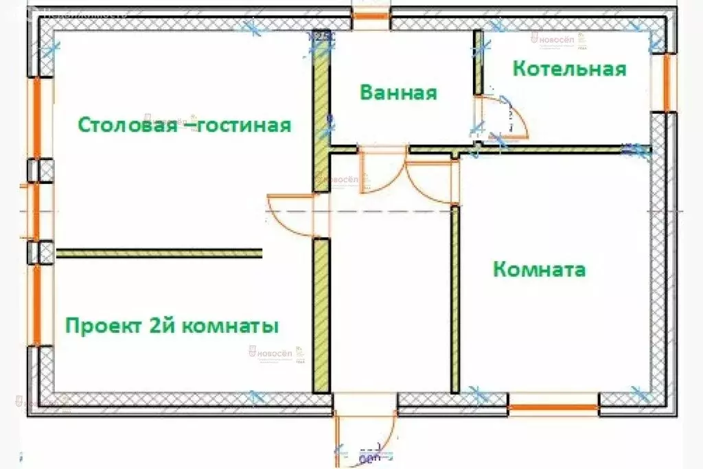 Дом в Кадниково, улица Карла Маркса, 115 (57 м) - Фото 0