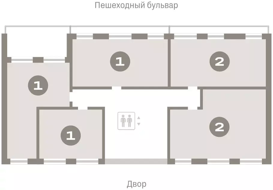 1-комнатная квартира: Екатеринбург, улица Академика Ландау, 7 (66.87 ... - Фото 1