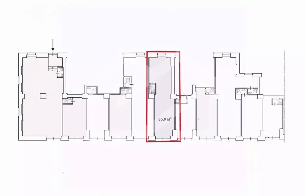 Помещение свободного назначения в Москва ул. Дмитрия Ульянова, 10/1К1 ... - Фото 2