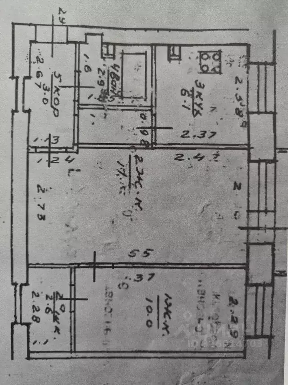 2-к кв. Башкортостан, Уфа просп. Октября, 116/2 (42.2 м) - Фото 1
