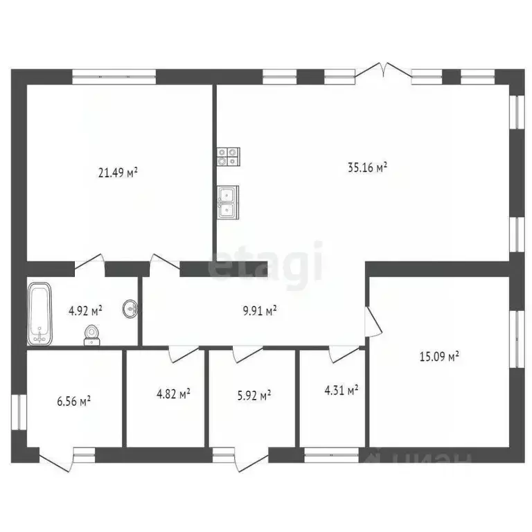 Дом в Ленинградская область, Тосненский район, Федоровское городское ... - Фото 2