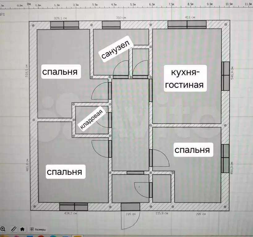 Дом 100 м на участке 8,5 сот. - Фото 0