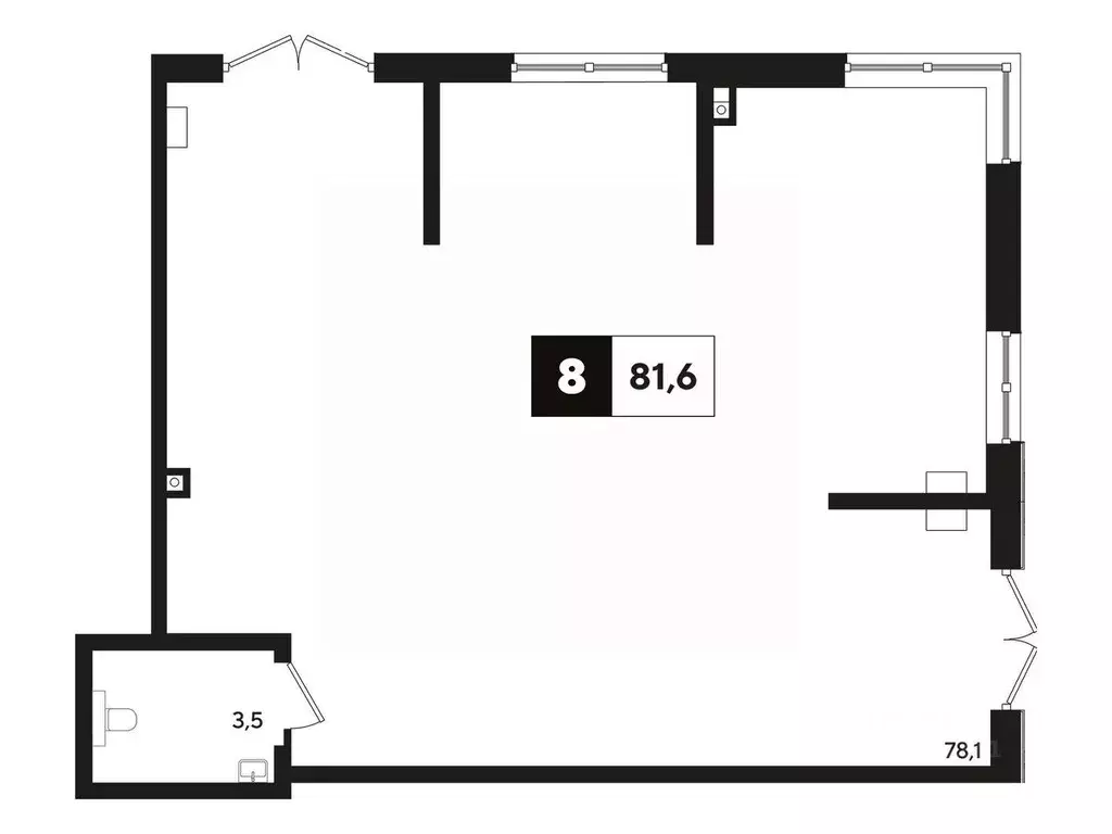 Помещение свободного назначения в Краснодарский край, Краснодар Парк ... - Фото 1