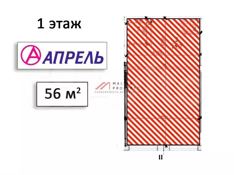 Продажа торгового помещения с арендатором аптека  Апрель - Фото 1