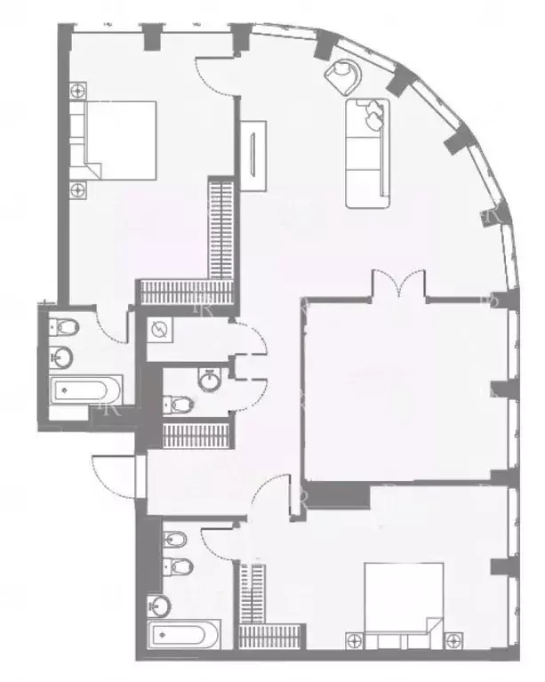 4-к кв. Москва Дружинниковская ул., 15А (123.0 м) - Фото 1