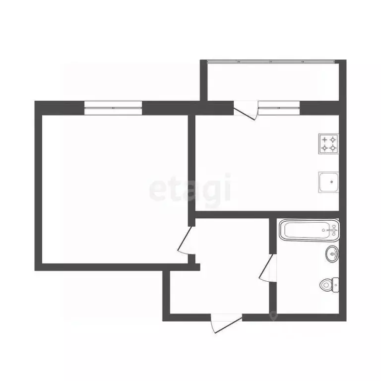 1-к кв. Мордовия, Саранск Волгоградская ул., 66А (37.3 м) - Фото 2