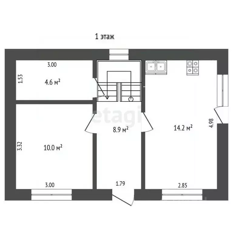 Дом в Тюменская область, Тюмень Тополя СНТ, ул. 25-я (79 м) - Фото 2