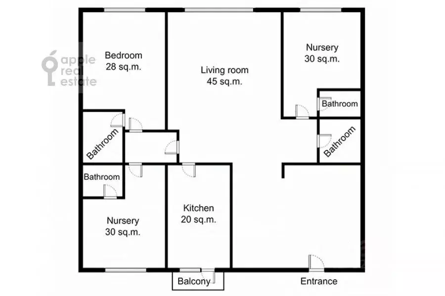 4-к кв. Москва Погодинская ул., 4 (201.6 м) - Фото 2