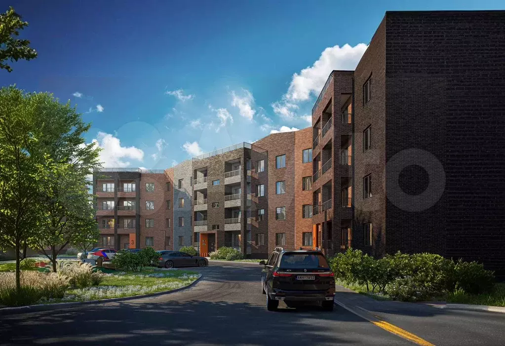 3-к. квартира, 68,7 м, 2/4 эт. - Фото 1