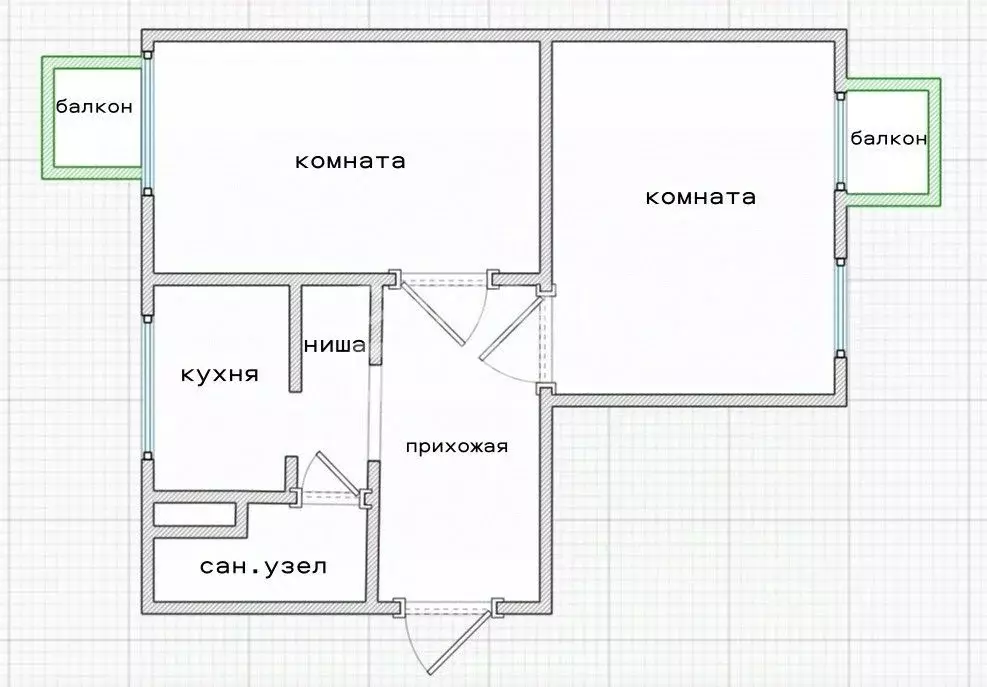 2-к кв. Приморский край, Партизанск Партизанская ул., 157 (41.0 м) - Фото 2