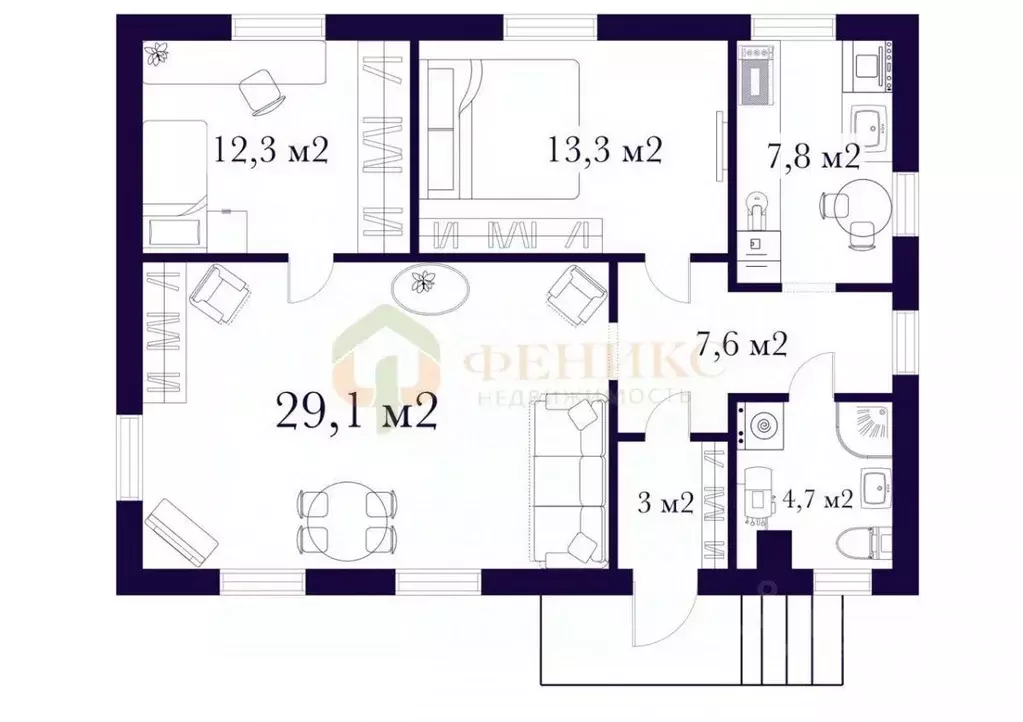 Дом в Санкт-Петербург пос. Левашово, Первомайская ул., 4 (80 м) - Фото 2