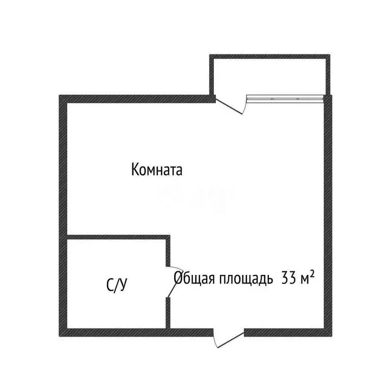1-комнатная квартира: аул Новая Адыгея, Бжегокайская улица, 90/3к1 (33 ... - Фото 1