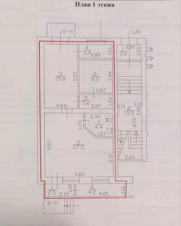 Помещение свободного назначения в Санкт-Петербург Двинская ул., 8 (70 ... - Фото 1