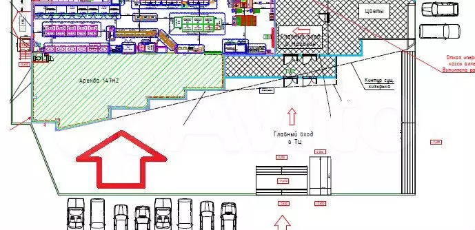 Ухта, Набережная Газовиков 1, аренда 147 м - Фото 0