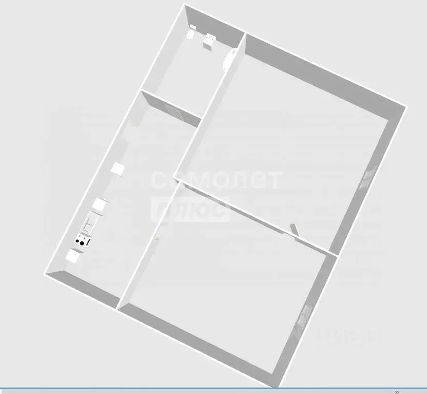 2-к кв. Ульяновская область, Ульяновск Отрадная ул., 74 (37.3 м) - Фото 2