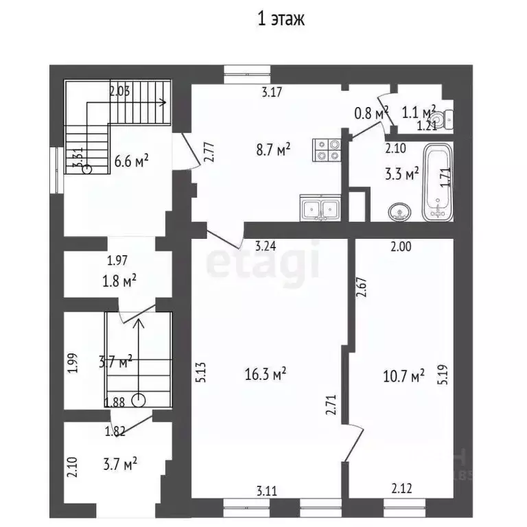 Дом в Самарская область, Самара Молодогвардейская ул., 116А (150 м) - Фото 2