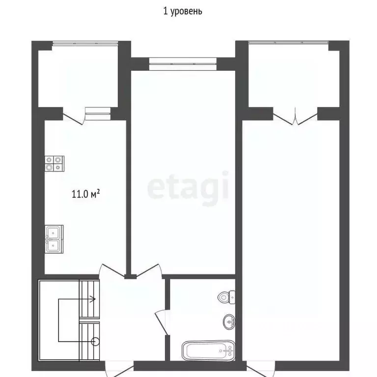 3-к кв. Калининградская область, Зеленоградск ул. Лазаревская, 3 ... - Фото 1