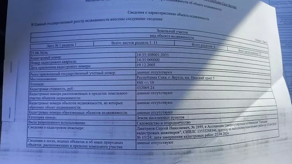 Участок в Саха (Якутия), Якутск ул. Березовая (8.8 сот.) - Фото 0