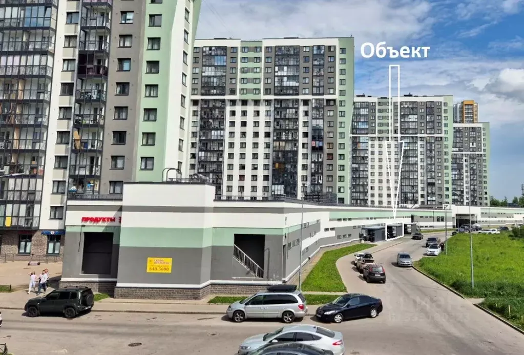 Помещение свободного назначения в Санкт-Петербург ул. Лидии Зверевой, ... - Фото 1