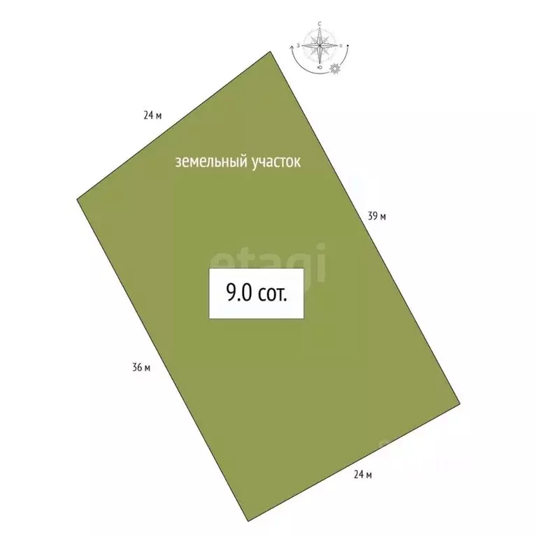 Участок в Новосибирская область, Искитимский район, с. Морозово ... - Фото 2