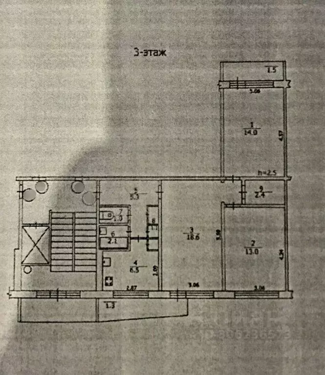 3-к кв. мордовия, саранск гожувская ул, 34 (64.0 м) - Фото 1