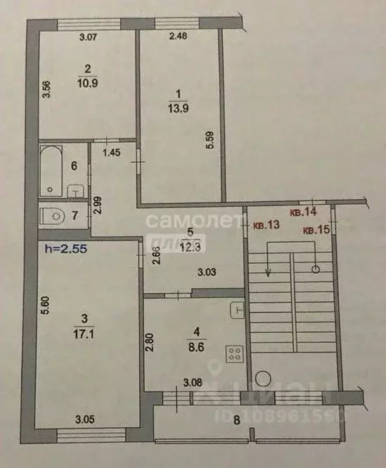 3-к кв. Московская область, Люберцы городской округ, д. Островцы ул. ... - Фото 2