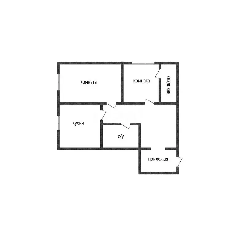 2-комнатная квартира: Тверь, Медовая улица, 7В (46 м) - Фото 1
