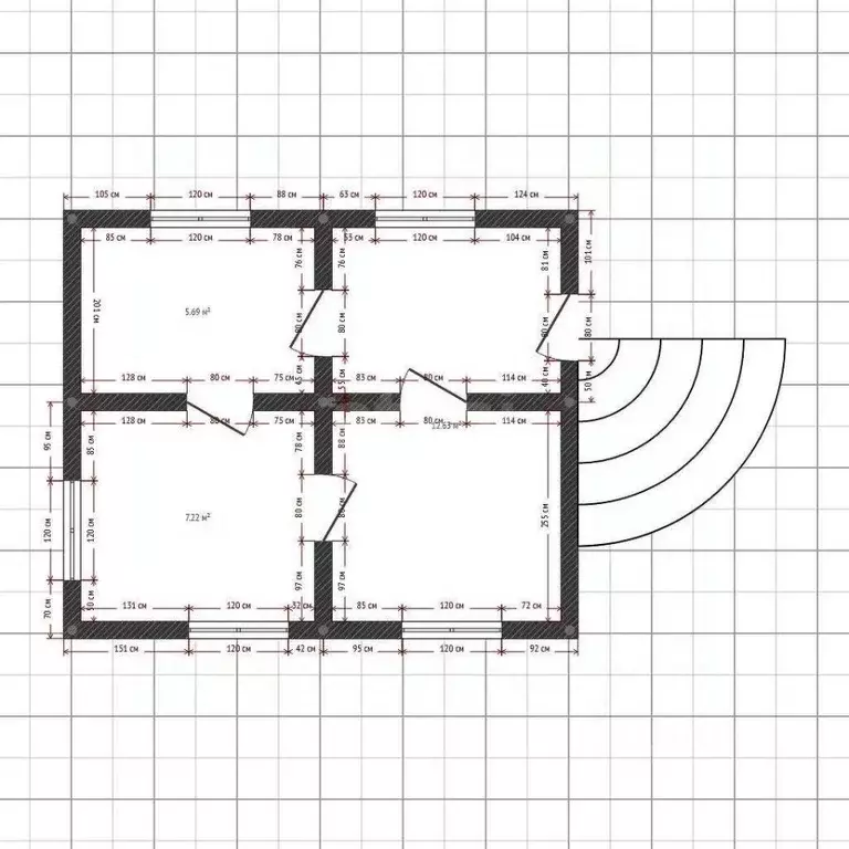 Дом в Белгородская область, Валуйки Волочаевская ул., 3 (35 м) - Фото 2