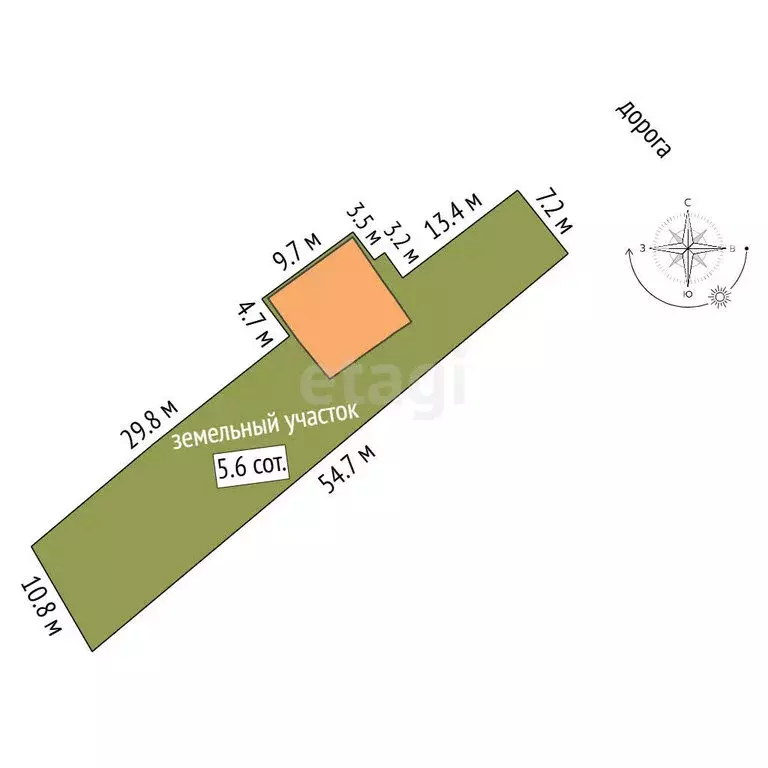 Дом в Ялуторовск, Ишимская улица (73.9 м) - Фото 1