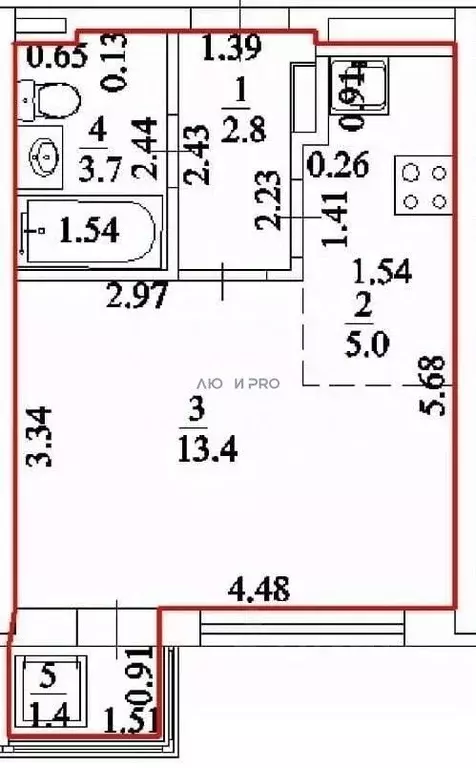 Студия Башкортостан, Уфа ул. Воинов-Интернационалистов, 3 (24.9 м) - Фото 1