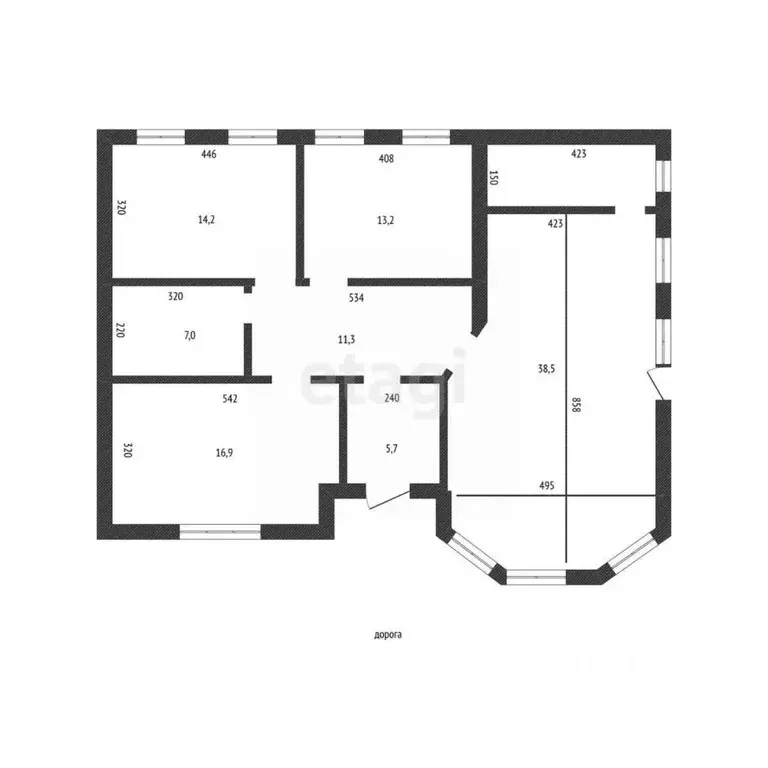 Дом в Ставропольский край, Шпаковский муниципальный округ, с. Татарка, ... - Фото 2