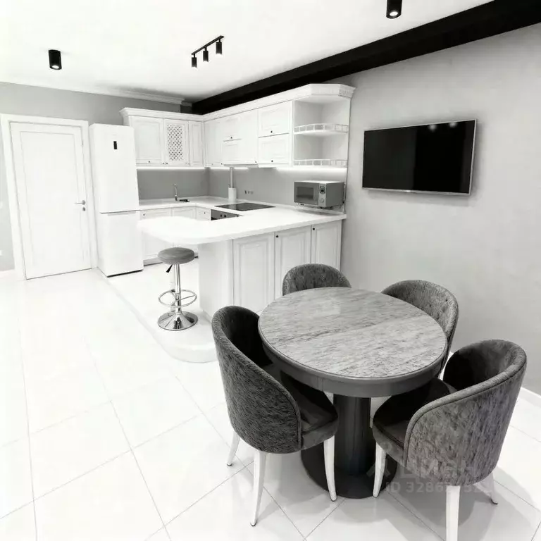 1-к кв. Тюменская область, Тюмень ул. Николая Зелинского, 3к1 (41.3 м) - Фото 1