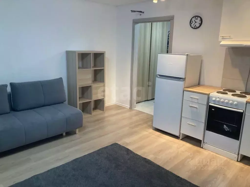 Студия Тюменская область, Тюмень Полевая ул., 117к2 (22.0 м) - Фото 1