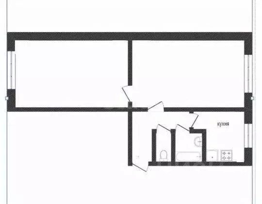 2-к кв. Кемеровская область, Кемерово просп. Химиков, 12А (43.9 м) - Фото 2