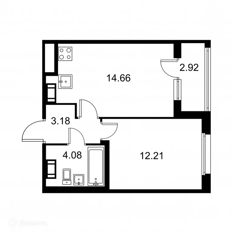 Продаётся 1-к квартира, 35.6 м - Фото 0