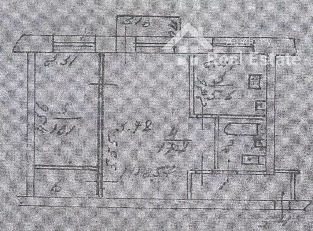 2-к кв. Ивановская область, Иваново Микрорайон 14-е п/о, 147 (43.6 м) - Фото 1