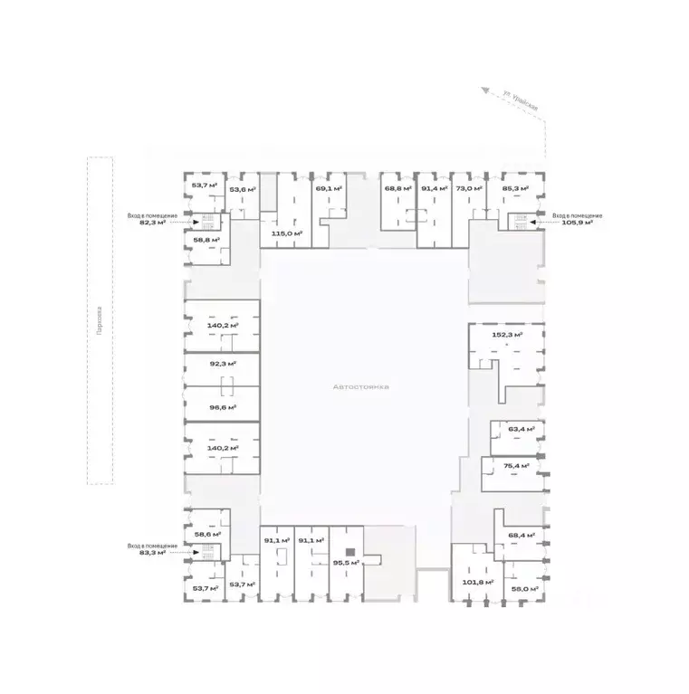 Помещение свободного назначения в Тюменская область, Тюмень Зарека ... - Фото 2