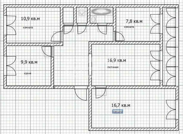 4-к кв. Брянская область, Брянск Белые Берега пгт, ул. Строителей, 15 ... - Фото 2