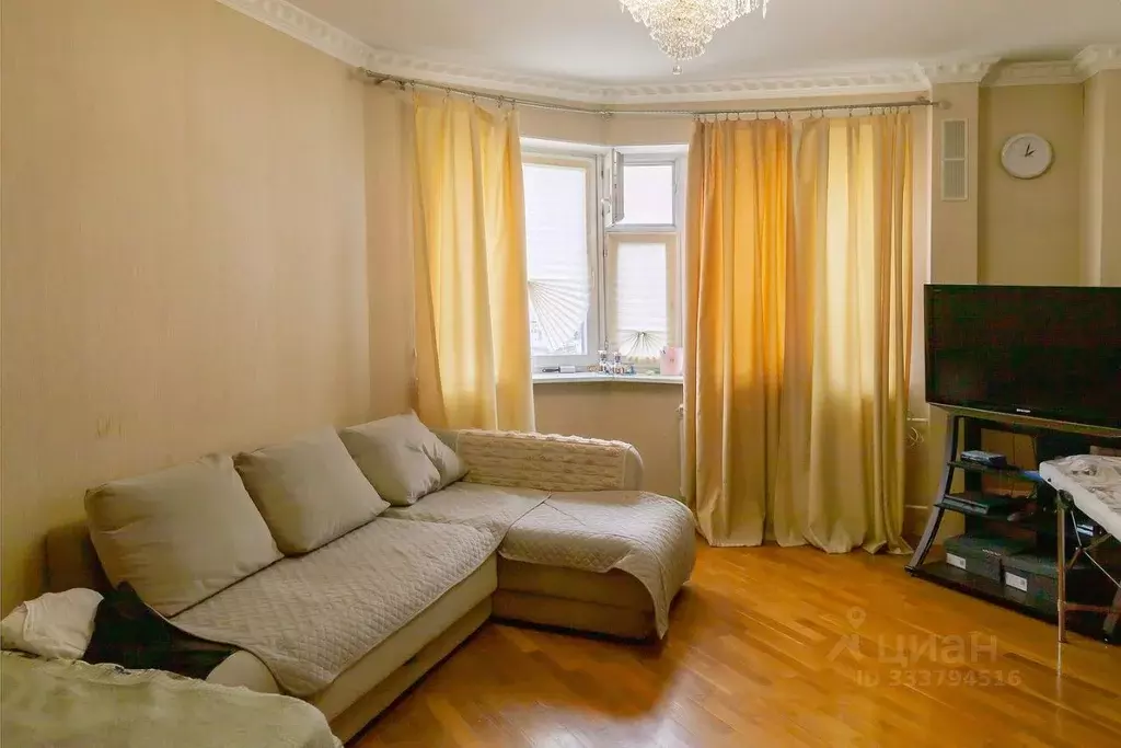 3-к кв. Москва ул. Сайкина, 19 (86.2 м) - Фото 1