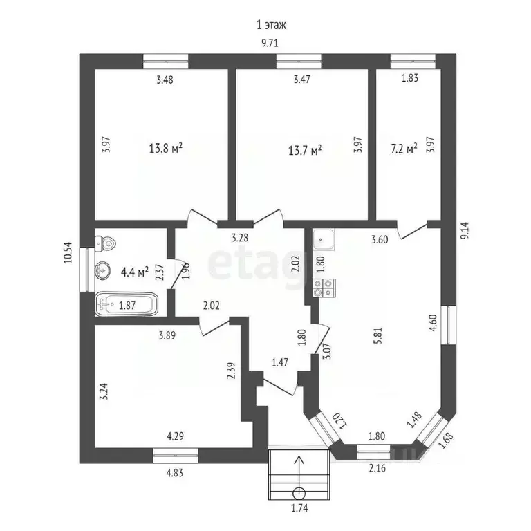 Дом в Краснодарский край, Новороссийск городской округ, Камчатка хут. ... - Фото 2