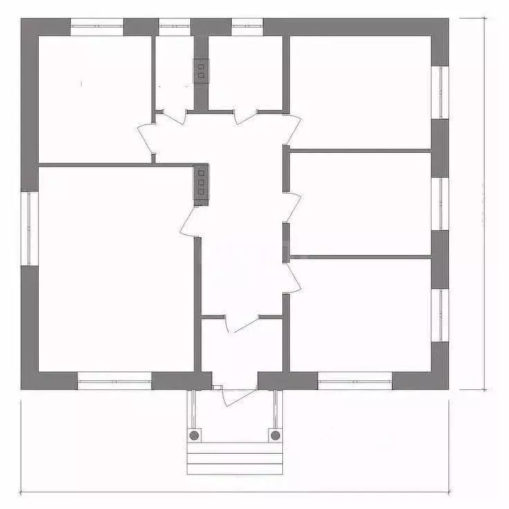 Дом в Тульская область, Узловая ул. Горбунова, 6 (83 м) - Фото 1