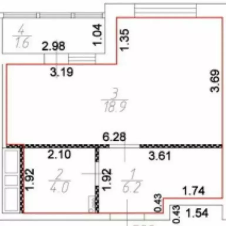 Квартира-студия: Мурино, улица Шувалова, 32 (29.1 м) - Фото 1