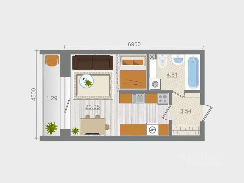 Студия Ленинградская область, Ломоносовский район, Горбунковское ... - Фото 1