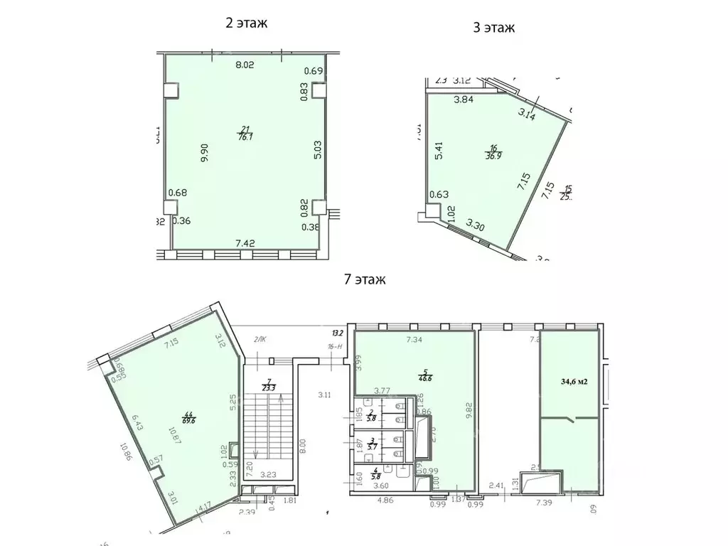 Офис в Санкт-Петербург ул. Профессора Качалова, 7 (264 м) - Фото 2