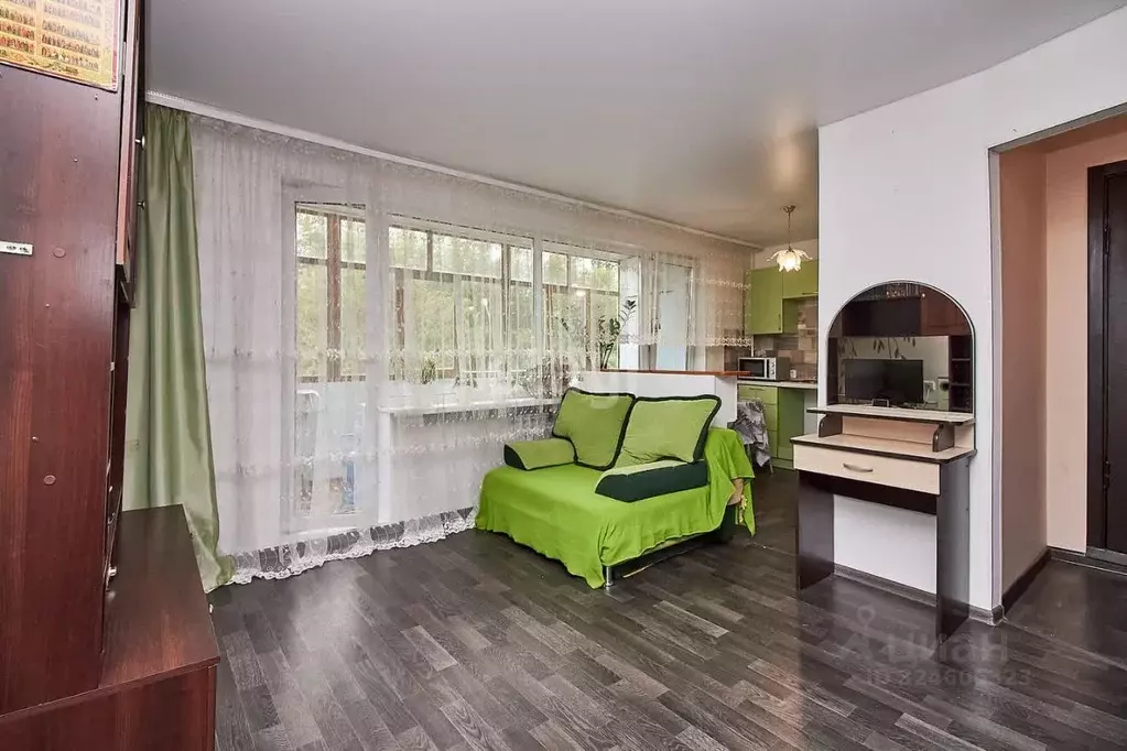 1-к кв. Тюменская область, Тюмень ул. Червишевский Тракт, 84 (30.7 м) - Фото 1