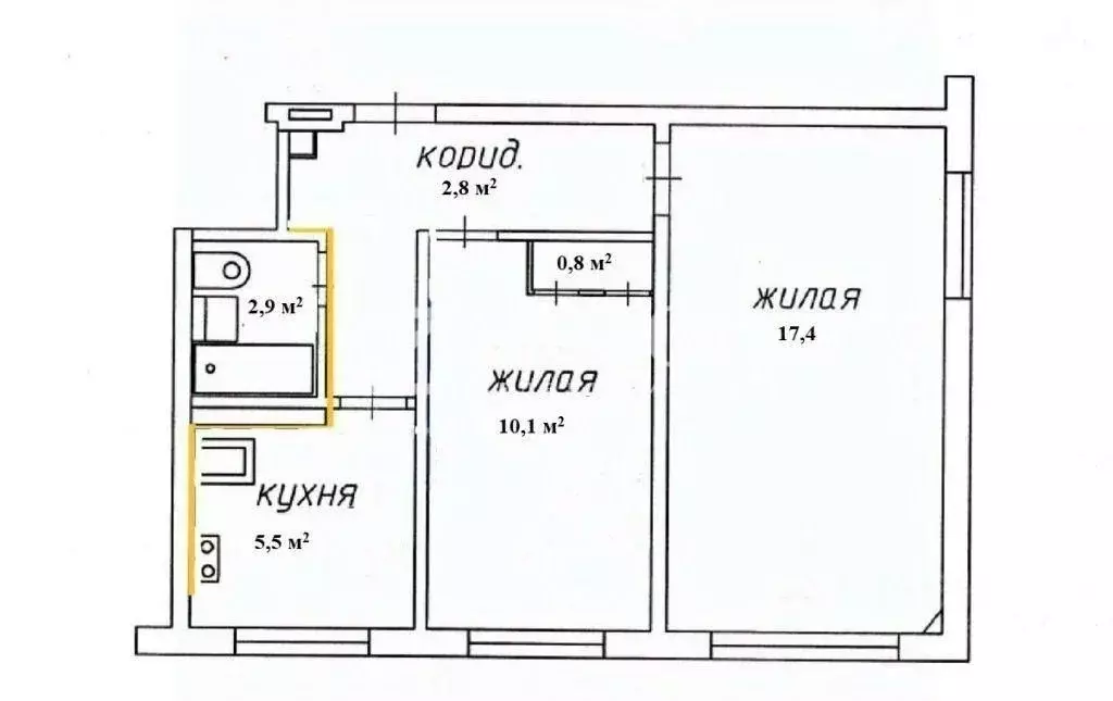 2-к кв. Ивановская область, Иваново ул. Кудряшова, 109 (43.0 м) - Фото 1