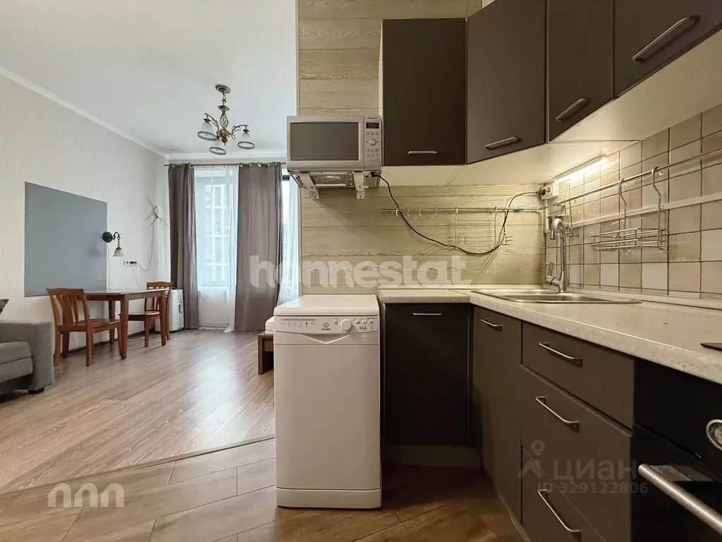 Студия Москва Береговой проезд, 5Ак5 (33.0 м) - Фото 2