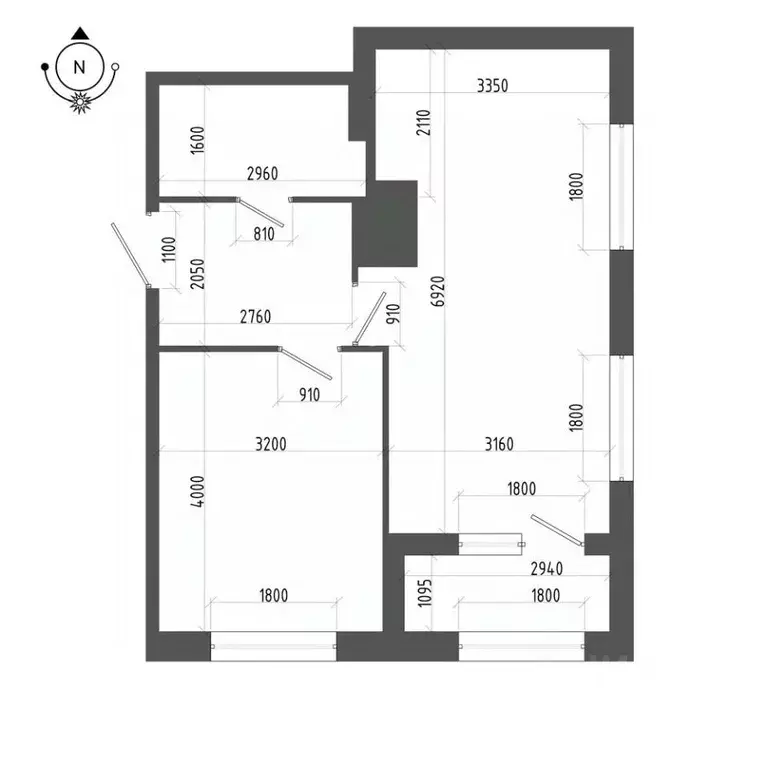 1-к кв. Санкт-Петербург бул. Измайловский, 9 (47.0 м) - Фото 1