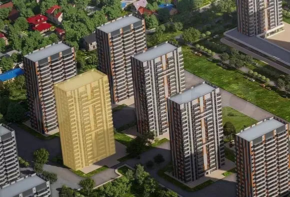 Квартира-студия, 27,4 м, 16/18 эт. - Фото 1