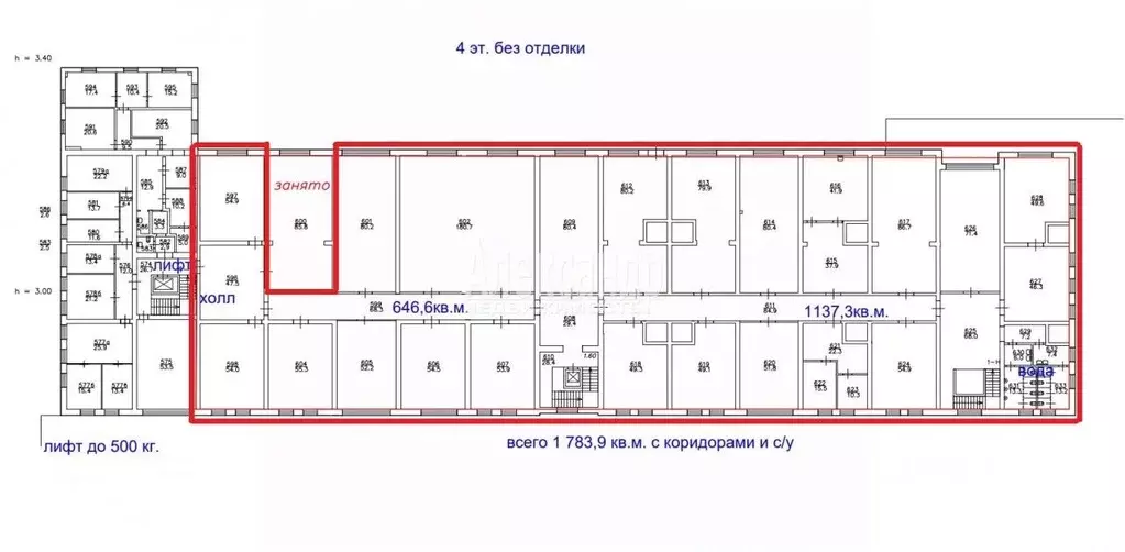 Производственное помещение в Санкт-Петербург просп. Стачек, 47Л (1783 ... - Фото 1
